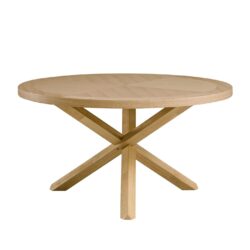 Kasem - 6 Piece Round Table With Matching Chair And Server Dining Room Set - Oak