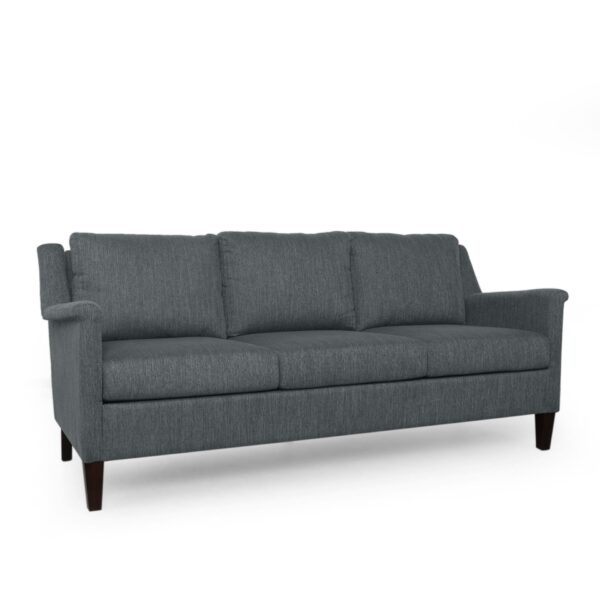 3 Seater, Stationary Sofa - Charcoal