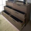 Morgan - Farmhouse 6 Drawer Jumbo Dresser Extra Deep Storage - Espresso - Image 2