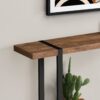 Accent Console Table For Entryway, Contemporary & Modern - Brown - Image 8