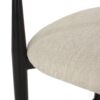 Counter Height Upholstered Bar Stools With Backs And Iron Legs For Kitchen Island (Set of 2) - Beige - Image 14