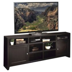 Urban Loft - TV Stand Console For TVs Up To 95" - Mocha
