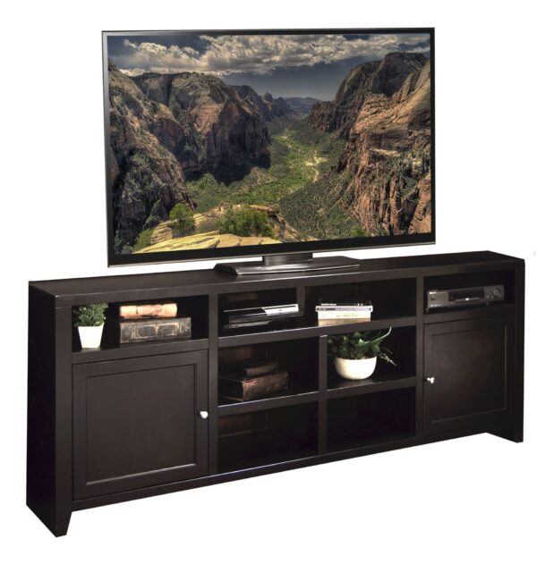 Urban Loft - TV Stand Console For TVs Up To 95" - Mocha