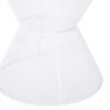 Contemporary Nevada Side Table With Mesh Design - Matte White - Image 6