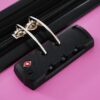 Hardshell Luggage Sets 3 Pieces Contrast Color Suitcase With Spinner Wheels And Tsa Lock 20" 24" 28" Available - Pink - Image 9
