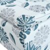 Luxury Storage Ottoman With Floral Patterned Fabric, Soft Close Hinges, Functional Footrest & Seat - Multicolor - Image 15