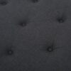 Madrid - Tufted Ottoman With Button Tufting And Turned Feet - Dark Gray - Image 8
