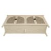 Rattan 4 Door Cabinet, Suitable For Bedroom - Natural - Image 11