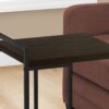 Accent Table, C - Shaped, Versatile Design - Espresso - Image 8