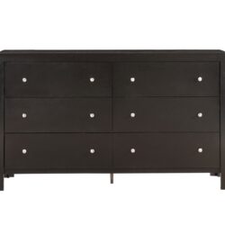 Elegant Transitional Dresser - Black