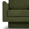 360° Modern Swivel Accent Chair Round Armchair, Thick Padded Single Lounge Sofa Upholstered Comfy - Green - Image 8