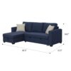 Pensole - Reversible Pop - Up Sleeper Sectional - Blue - Image 6