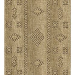 Earth - 2'7" X 7'3" Indoor, Outdoor Area Rug - Jute, Mocha