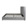 Manhattan - Shelter King Platform Bed Frame - Opal Gray - Image 2