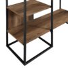 Modern Hall Tree With Hanging Storage - Rustic Oak - Image 4