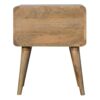 Curved Bedside Table - Oak - Image 9