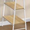 Computer Desk For Home Office, Laptop, Storage Shelves, Contemporary & Modern - Natural - Image 2