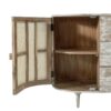 TV Console With Cane Doors - Multicolor - Image 6