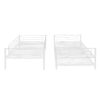 Twin Over Twin Bunk Bed With Trundle, Can Be Divided Into Two Beds, No Box Spring Needed - White - Image 3