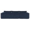 2 Pices Free Combination Minimalist Style Modular Sectional, Wrinkle Resistant Couch Set L Shaped Compressed Sofa For Living Room - Dark Blue - Image 8