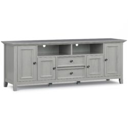 Amherst - Wide TV Media Stand - Fog Gray