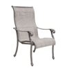 Cast Aluminum 7 Piece Aluminum Dining Set With Sling Chairs - Gray - Image 3