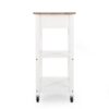 Tattnall - Kitchen Cart With Wheels - White - Image 7