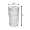 Paisley - Acrylic Glasses (Set of 4) Hi Ball, Bpa Free,Plastic Drinkware, 17Oz - Clear - Image 3