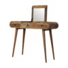 Round Dressing Table - Oak - Image 8
