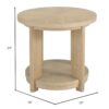 Clove - Round Accent Table - Tan - Image 5