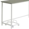 Bambina - Computer Desk - Gray / White - Image 4