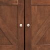 Farmhouse Style Monita Wine Cabinet With Storage Space - Walnut - Image 14