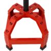 Pneumatic 360 Degree Swivel Stool, Mechanics Rolling Creeper Seat, Heavy Duty Mechanics Stool - Red - Image 10
