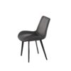 Modern Dining Chair Living Room Metal Leg Dining Chair (Set of 2) - Black / Gray - Image 12