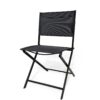 3 Piece Patio Bistro Set, Patio Set Of Foldable Patio Table And Chairs, Outdoor Patio Furniture Sets - Black - Image 5
