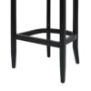 Americana - Mid-Century Modern Cane Back Bar Stool - Jet Black - Image 8