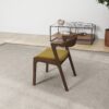 Dakota - Velvet Dining Chair (Set of 2) - Brown / Yellow - Image 7