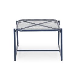 Kincaid - Modern Side Table With Mesh Top - Navy Blue