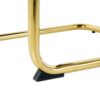 Modern Simple Light Luxury Dining Chair With Metal Legs, Teddy Material, (Set of 2) - Black - Image 17