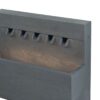 Decorative Fountain With Rectangle Design, With Light And Pump, For Indoor And Outdoor - Gray - Image 3
