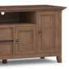 Amherst - Wide TV Media Stand - Rustic Natural Aged Brown - Image 6
