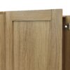 3 Door Storage Wardrobe For Dedroom With Shelves And 2 Drawers, Side Storage Shelves - Nature - Image 5