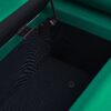 Elegant Upholstered Velvet Storage Bench With Cylindrical Arms And Iron Legs - Green - Image 13