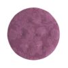 Yolanda - Round Upholstered Accent Ottoman - Purple Floral / Gold - Image 2