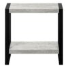 Accent Table, Side Industrial - Gray - Image 2