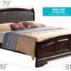 King Bed Elegant - Warm Cappuccino - Image 2
