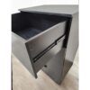 Oliver - 4 Drawer Jumbo Chest With Weathered And Full Extension Slides - Black - Image 2