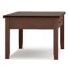 Artisan - Lift Top Coffee Table - Russet Brown - Image 6