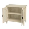 Rattan 2 Door Cabinet, Suitable For Bedroom - Natural - Image 12
