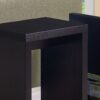 Accent Side Table, Narrow, Small, Contemporary & Modern - Brown - Image 2